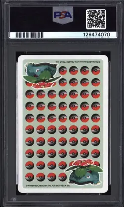 Pokemon Stadium 1998 Chansey Ace Of Hearts Green Playing Card Japanese PSA 8 - Image 2