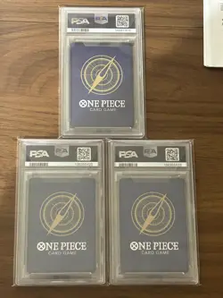 Bandai One Piece Card Game 3rd Anniversary Winner Luffy Ace Sabo PSA 10 - Image 2