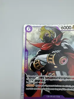 One Piece CCG Sanji SR OP07-064 Foil Card English NM - Image 2