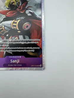 One Piece CCG Sanji SR OP07-064 Foil Card English NM - Image 5