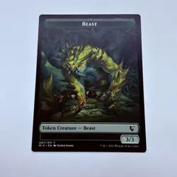 Beast/Spider Token 007 011 Magic The Gathering Trading Card MTG Tc7 - Image 1