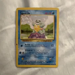 Pokemon Squirtle Base Set Common Card 063/102 - Regular - Basic - 1999 - Image 1