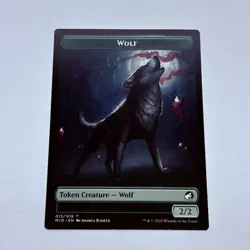 Spider/Wolf Token 011 013 Magic The Gathering Trading Card MTG Tc7 - Image 2