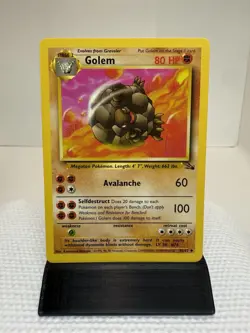 Golem Fossil 36/62 Fossil LP+ - Pokemon TCG Card Uncommon 1999 - Image 1