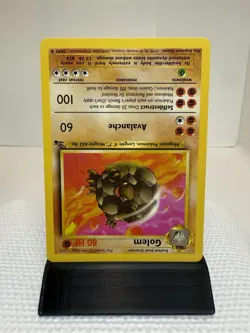 Golem Fossil 36/62 Fossil LP+ - Pokemon TCG Card Uncommon 1999 - Image 2
