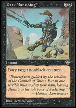*MRM* FR/VF 4x obscur banissement - dark banishing MTG MIR - Image 1