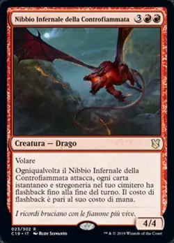 MTG BACKDRAFT HELLKITE EXC - NIBBIO INFERNALE DELLA CONTROFIAMMATA - CMD2019 - Image 1