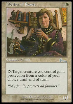MTG MOTHER OF RUNES ASIAN EXC - MADRE DELLE RUNE - UL - MAGIC - Image 1