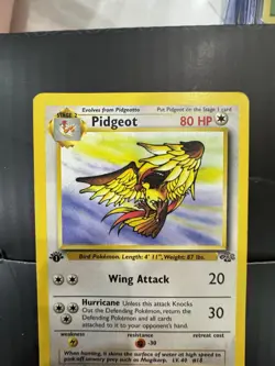 Pokemon TCG Pidgeot 1st Edition Jungle non holo Rare 24/64 LP+ - Image 1