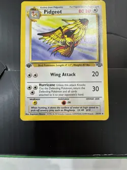 Pokemon TCG Pidgeot 1st Edition Jungle non holo Rare 24/64 LP+ - Image 2