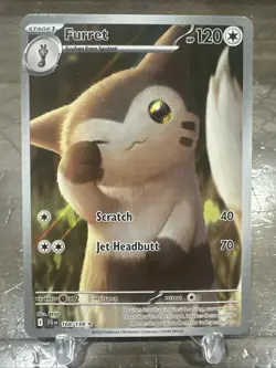 Furret 168/159 (JTG) Journey Together NM Illustration Rare Pokemon Card - Image 1