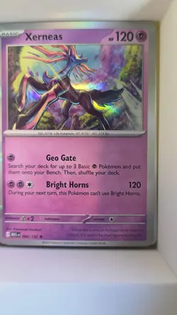 Xerneas 064/132 Rare Mega Evolution Pokemon Near Mint - Image 2