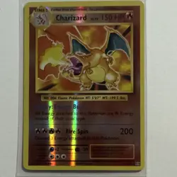 2016 Pokemon Evolutions Charizard 11/108 Reverse Holo Rare - Image 3