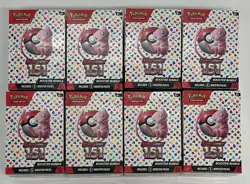 Lot of (8) Pokemon TCG Scarlet & Violet 151 Booster Bundles SEALED NEW - Image 1