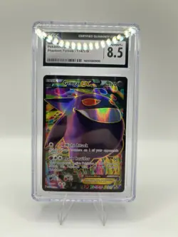 Pokemon Gengar EX Full Art Holo Ultra Rare XY Phantom Forces 114/119 CGC 8.5 - Image 1