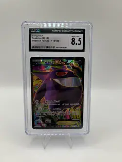 Pokemon Gengar EX Full Art Holo Ultra Rare XY Phantom Forces 114/119 CGC 8.5 - Image 2