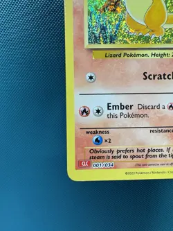 Charmander 001/034 CLC Classic Collection Holo Pokemon Variant NM 2510 - Image 4