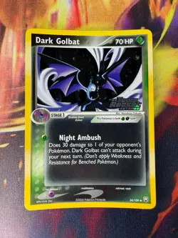 Dark Golbat 34/109 NM Reverse Holo STAMPED Team Rocket Returns 2004 Pokemon TCG - Image 1