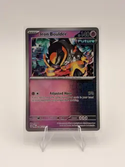 Pokemon TCG Iron Boulder 46/131 Prismatic Evolutions MASTERBALL Reverse Holo - Image 1