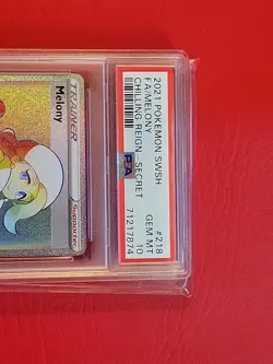 2021 Pokemon Sword & Shield Chilling Reign 218/198 Full Art Melony Secret PSA 10 - Image 3