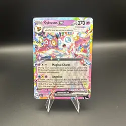 SYLVEON EX 2024 POKEMON SURGING SPARKS DOUBLE RARE 086/191 - Image 1