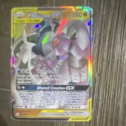 Pokemon Arceus & Dialga & Palkia GX 156/236 Ultra Rare Holo 280 HP - Image 1