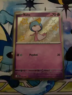 Ralts 153/091 Pokemon TCG Paldean Fates Holo Card NM/Mint Condition - Image 2