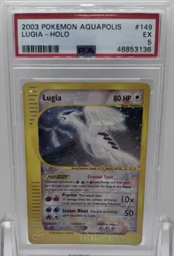2003 Lugia Pokemon 149/147 Aquapolis Holo - Image 1