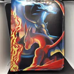 Charizard Pokemon Trading Card Binder Holds 400 Cards - Image 1