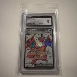 Pokemon Charizard ex #056 Black Star Promo Scarlet & Violet - CGC 8.5 - Image 1