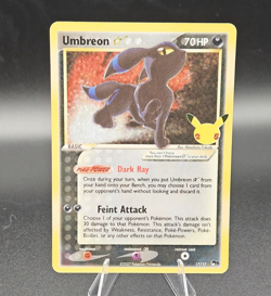 Pokemon TCG Umbreon Gold Star 17/17 Celebrations Classic Collection NM - Image 1