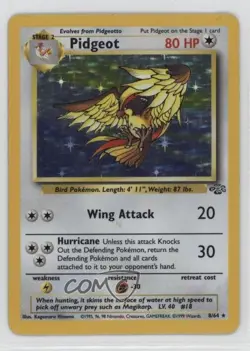 Pidgeot Holo Pokemon Jungle #8 1999 - Image 1
