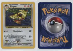 Pidgeot Holo Pokemon Jungle #8 1999 - Image 3