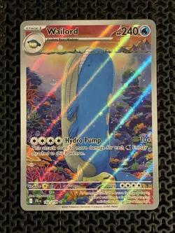 Pokemon Wailord 162/159 Journey Together Illustration Rare - Image 1