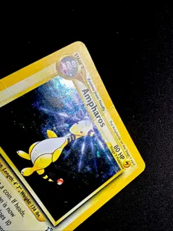 Ampharos 1/111 HP Neo Genesis 1 Holo Unlimited Holo Rare Pokemon TCG Heavy Play - Image 2