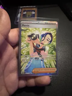 Perrin 220/167 Sv06: Twilight Masquerade Holo POKEMON TCG CARD Card is Clean - Image 1