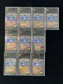 2025 Pokemon TCG JPN M2 013/080 RR Mega Charizard ex RPA 10 Pristine Lot*10 PC46 - Image 1
