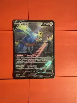 Zacian V TG21/TG30 SWSH10: Astral Radiance Trainer Gallery NM Pokemon - Image 1