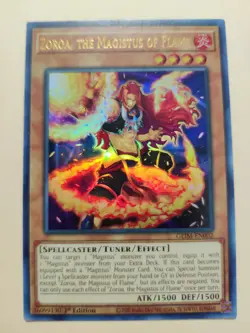 Zoroa, the Magistus of Flame GEIM-EN002 Ultra Rare 1st Edition VLP - Image 1