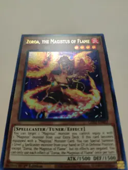 Zoroa, the Magistus of Flame GEIM-EN002 Ultra Rare 1st Edition VLP - Image 2