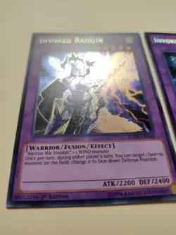 2x Invoked Raidjin FUEN-EN028 Secret Rare Unlimited LP - Image 2