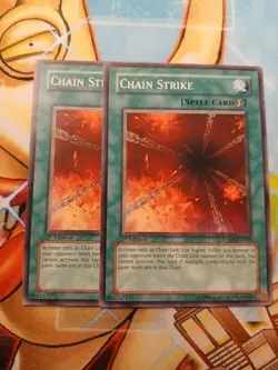 2x Chain Strike CDIP-EN043 Cyberdark Impact 1st Edition - Image 1