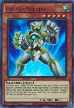 x3 Galaxy Soldier - GFP2-EN105 - Ultra Rare - 1st Edition Yu-Gi-Oh! M/NM - Image 1