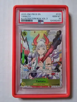 2025 One Piece ST13-016 Yamato PSA 10 English Promo Illustration Box Vol. 2 GG - Image 1