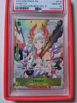 2025 One Piece ST13-016 Yamato PSA 10 English Promo Illustration Box Vol. 2 GG - Image 2