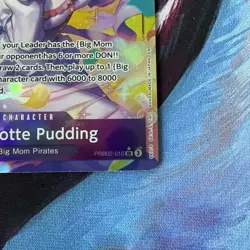 English Charlotte Pudding One Piece TCG PRB02-010 Alt Art SR The Best Vol.2 NM - Image 4