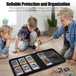 ULTRGEE Graded Card Binder, 6 Slot Storage Binder for Graded Cards - Holds 60 Sl - Image 3