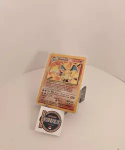 Charizard - Base Set - Holo -4/102- Damaged Pokemon Card - Image 1