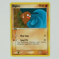 Diglett 50/100 Common Ex Crystal Guardians Pokemon Card - Image 1