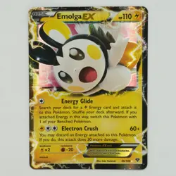 Emolga EX 46/146 Half Art Ultra Rare XY Pokemon Card - Image 1